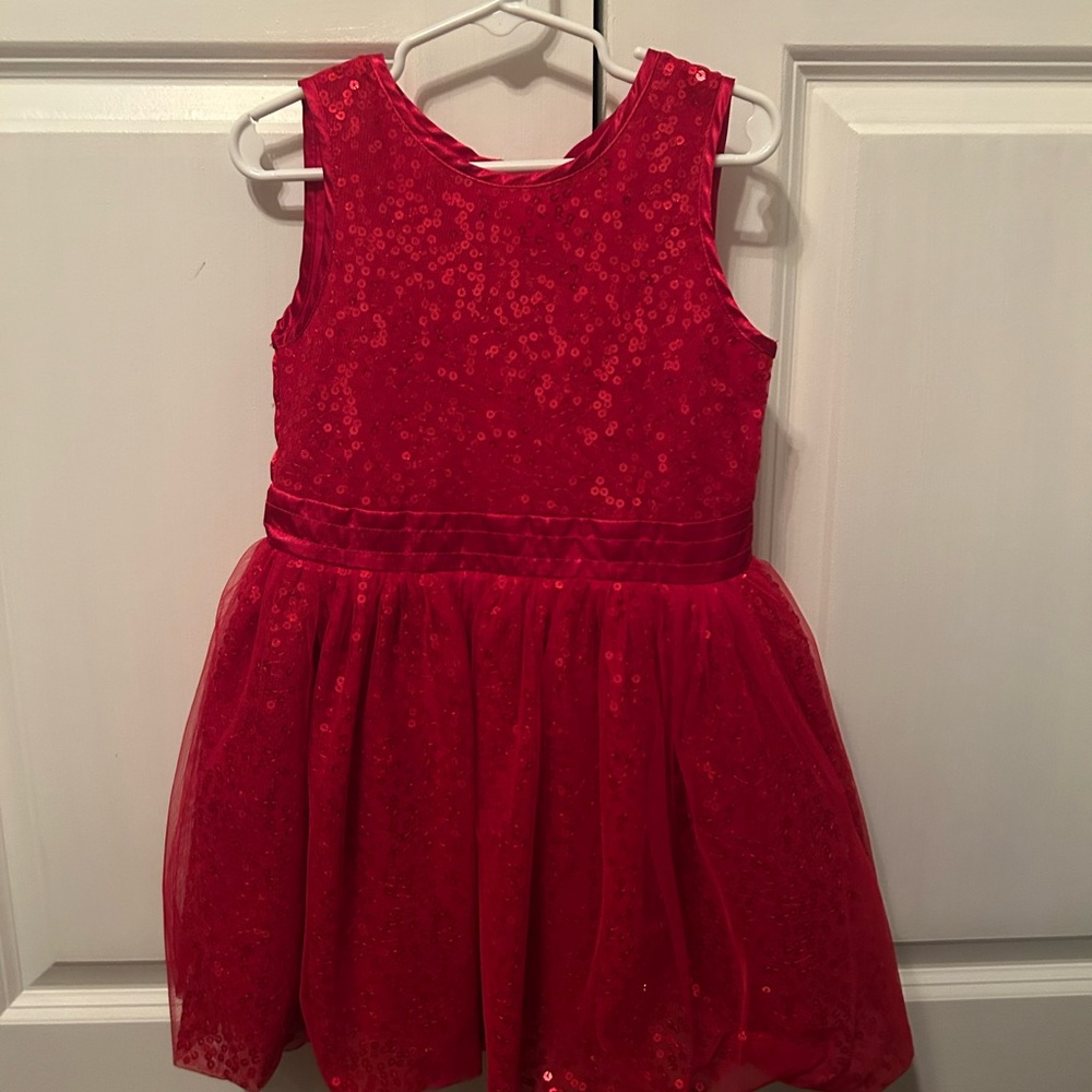 Cat & Jack Vibrant Red Dress